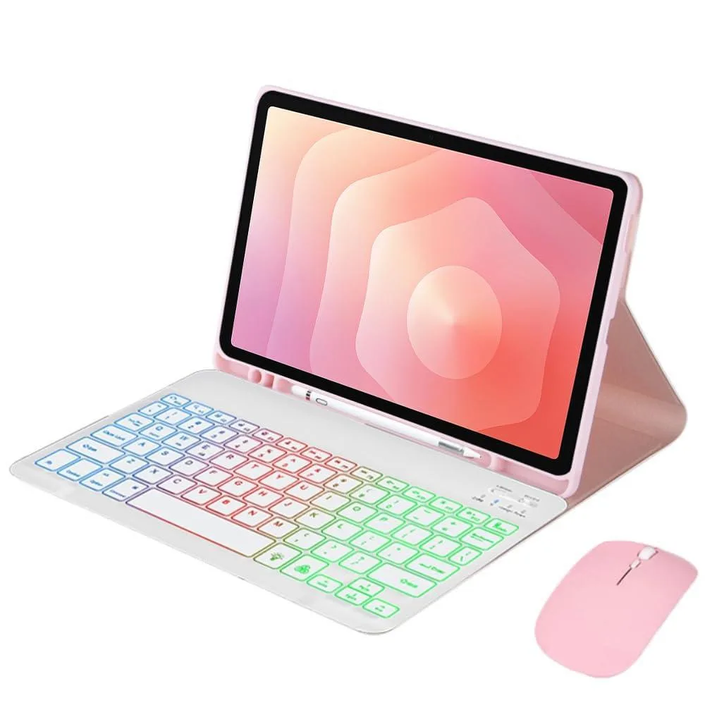 Timoom Timoom Detachable Rainbow Backlit Keyboard Case for Galaxy Tab S11 11" (SM-X730/SM-X736B), US Layout, Pink — product photo