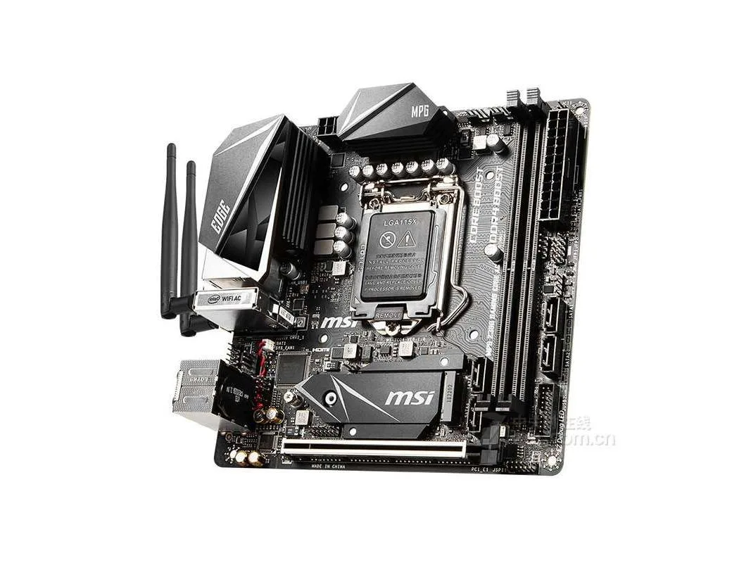 MSI MSI MPG Z390I GAMING EDGE AC Intel motherboard DDR4 64GB Mini-ITX — product photo