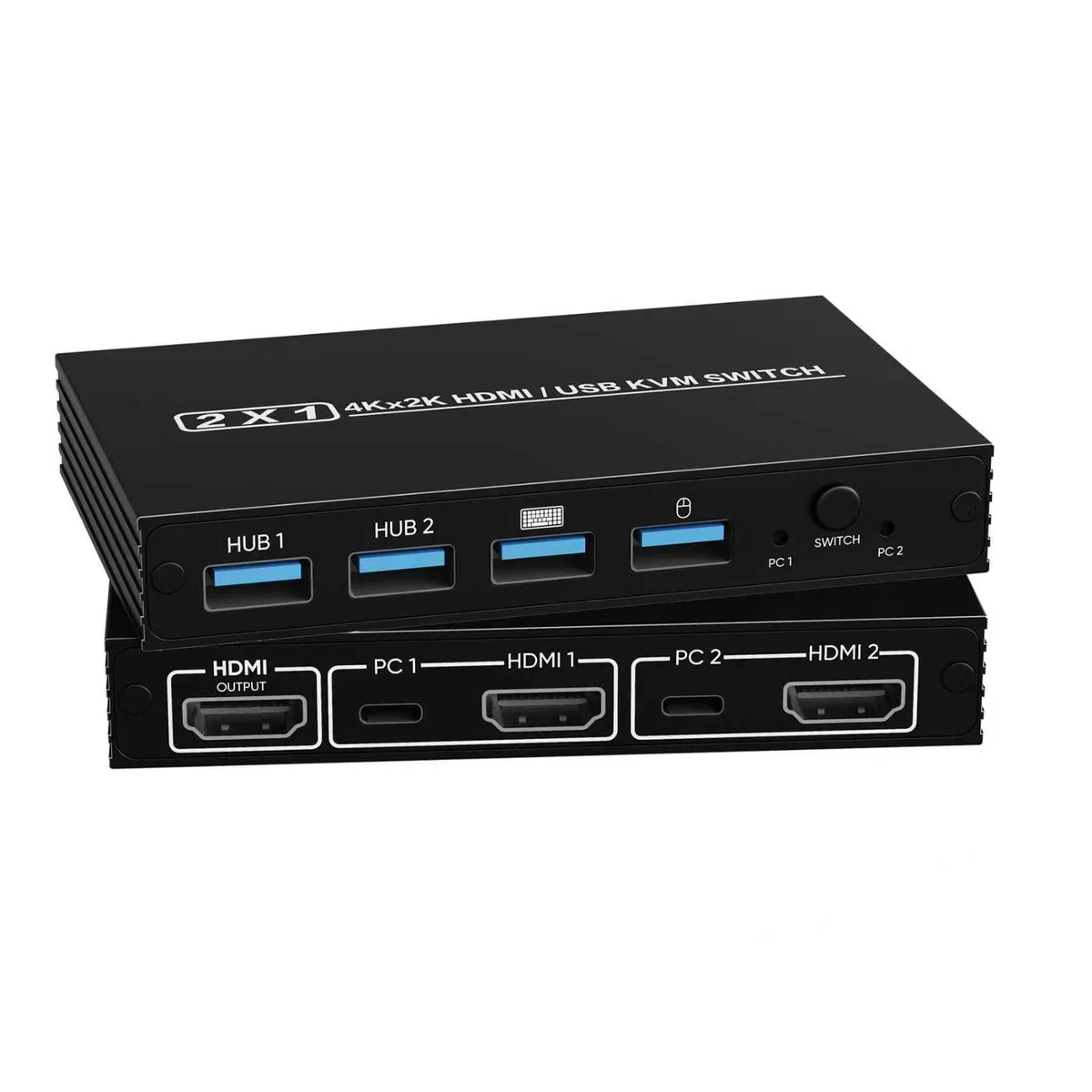  TRENDnet BMKZAYR004 2-Port HDMI KVM Switch 4K@60Hz — product photo