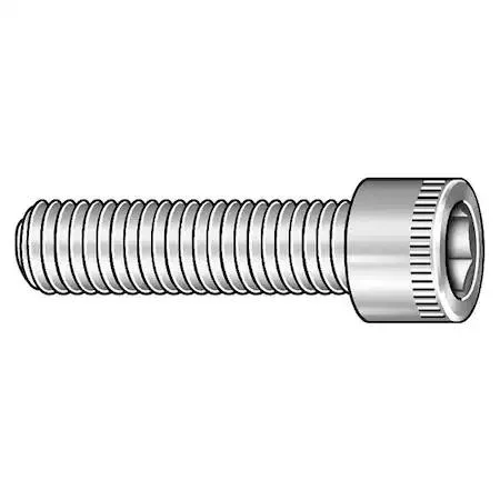 Black oxide alloy steel socket head cap screw with 3/4 inch drive