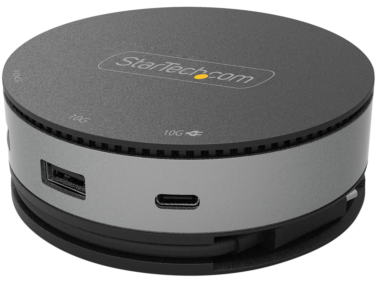 STARTECH STARTECH DKT31CHDVCM USB-C 10Gbps docking station 4K 60Hz HDMI DP VGA 75W PD GbE — product photo