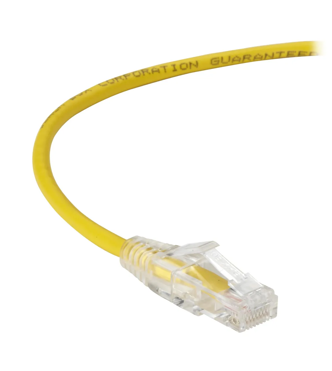Black Box Corporation Black Box Corporation C6PC28-YL-02 network ethernet cable Cat 6 2 ft Yellow 28-AWG — product photo