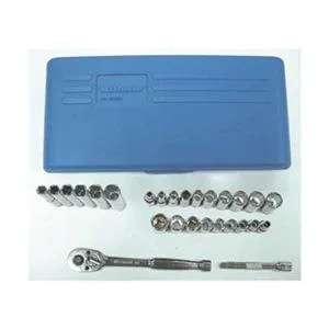 Westward Westward 4LXC2 1/4 in Drive Socket Wrench Set 27 pcs — product photo