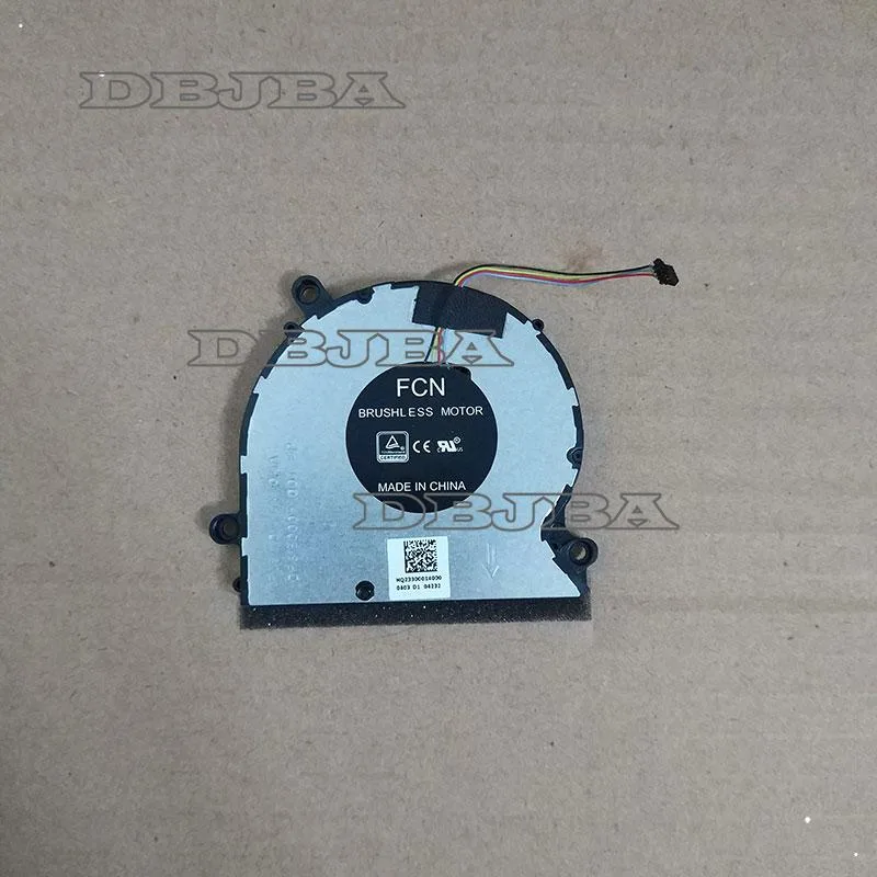 A small black laptop cooling fan with cable and connector