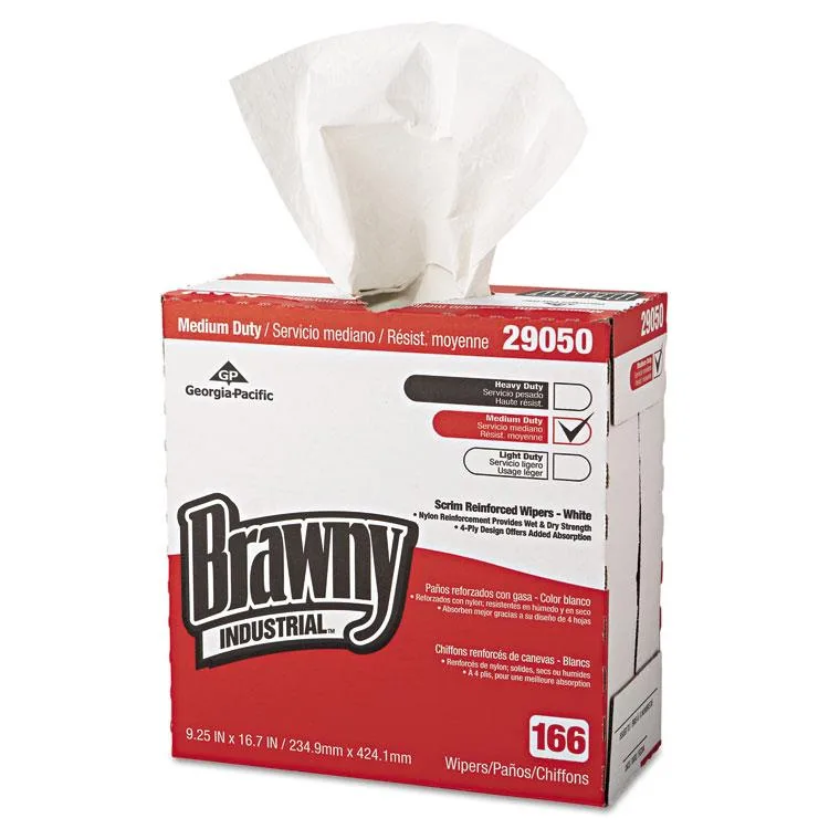 Georgia Pacific Georgia Pacific GPC 290-50/03 Brawny Industrial 4-Ply Scrim Reinforced Paper Wipers Cleaning — product photo