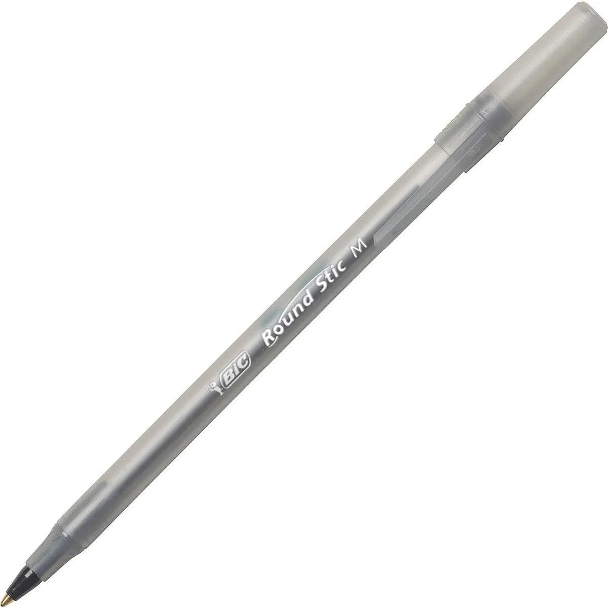 BIC BIC GSM240BK Round Stic Ballpoint Pen Black 240 Carton — product photo