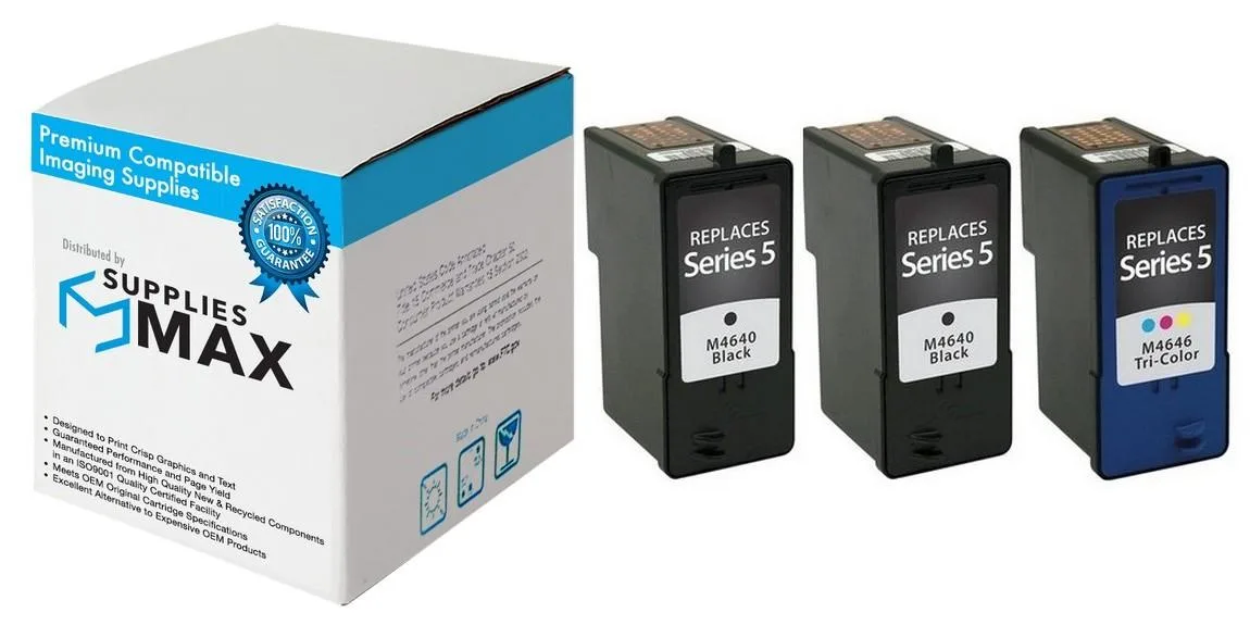 SuppliesMax SuppliesMax 3B1C922 Inkjet Combo Pack 3 Black 1 Color — product photo