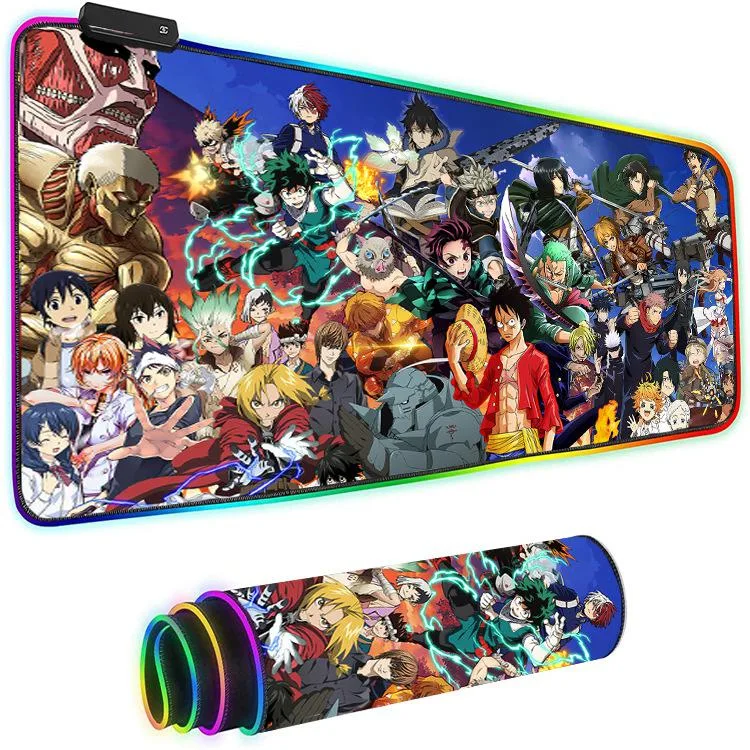Corn Electronics Corn Electronics Anime05 RGB mouse pad 35.4x15.7in 12 modes — product photo