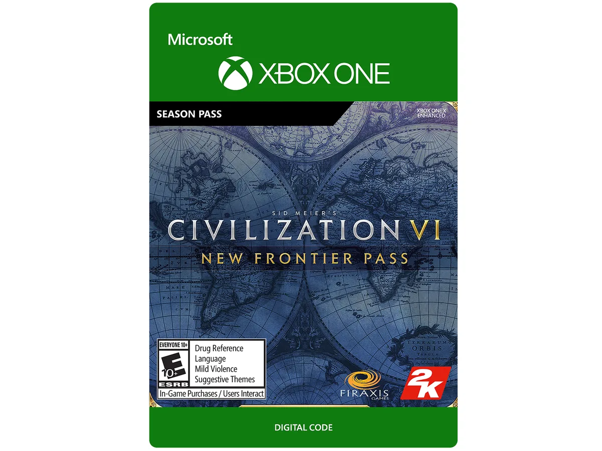2K GAMES 2K GAMES 7D4-00559 Civilization VI New Frontier Pass downloadable game — product photo