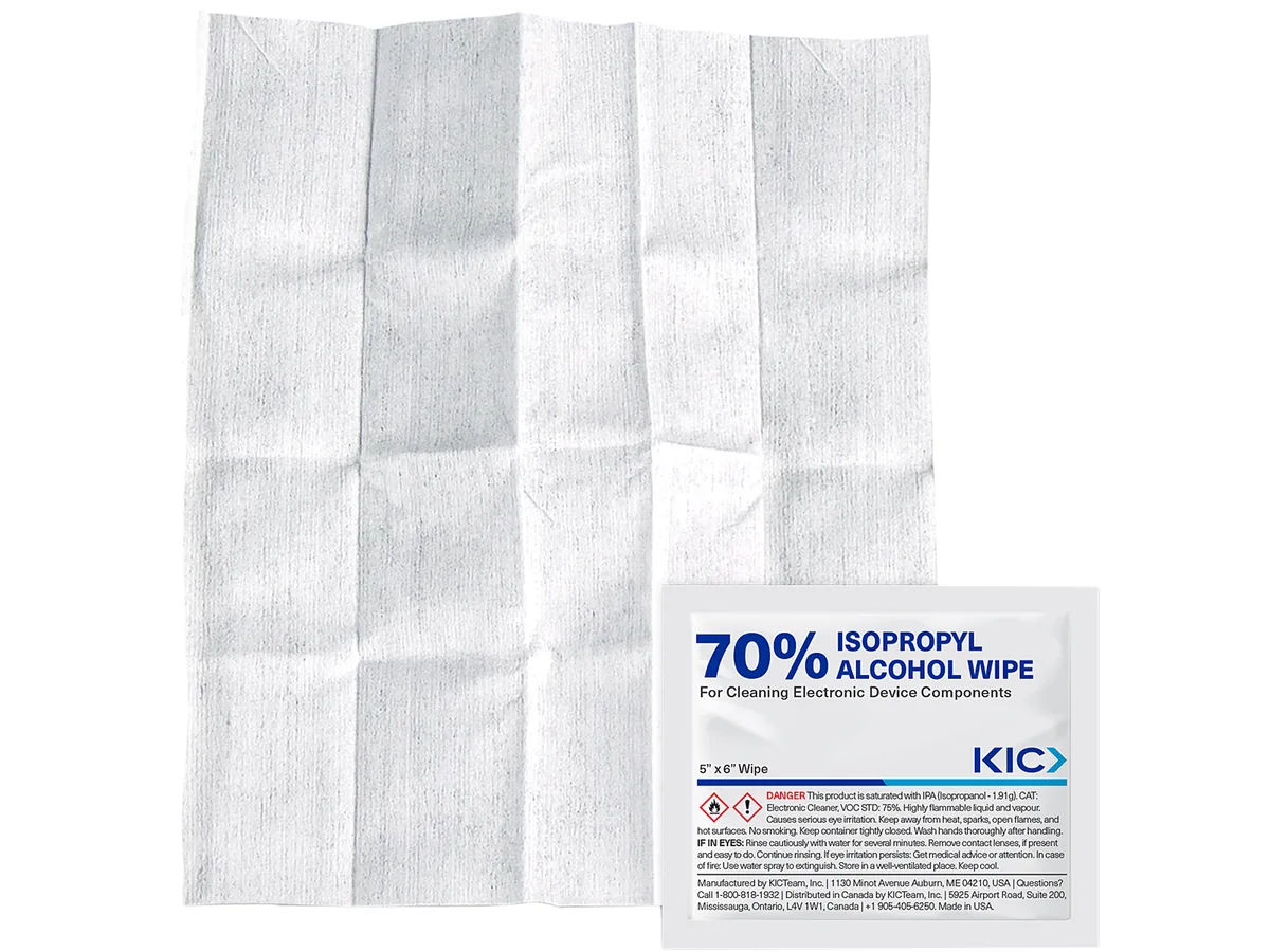 KICTeam KICTeam K2WST50IPA70 70% IPA Device Cleaning Wipes 50CT pos accessory — product photo