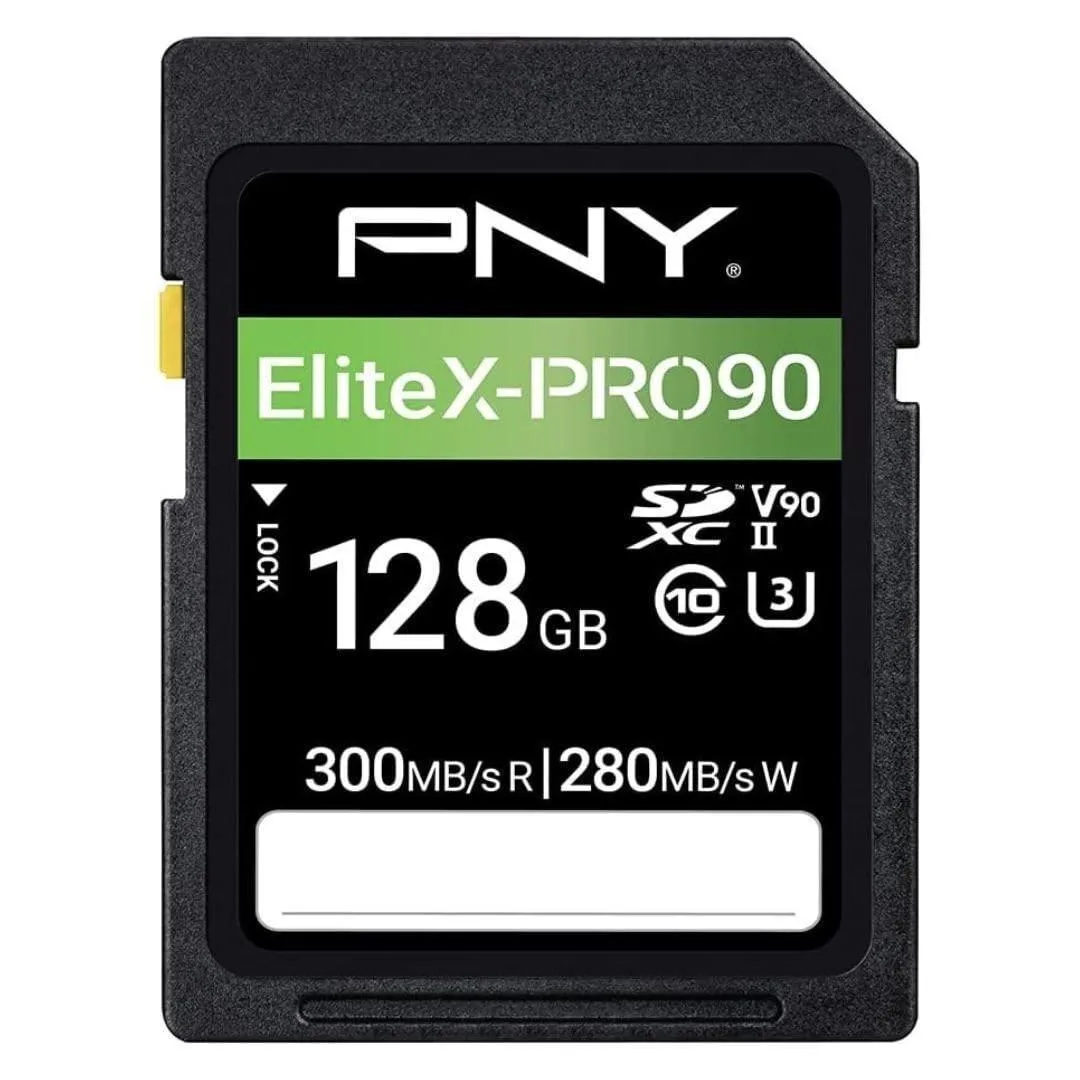 PNY Technologies, Inc. PNY Technologies, Inc. EliteX-PRO90 128GB UHS-II SDXC Card — product photo