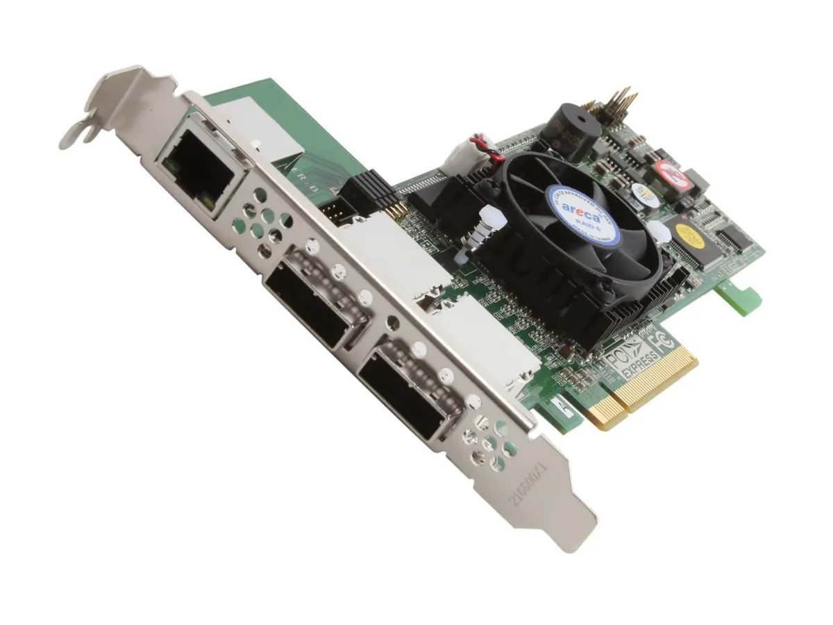 Areca Areca ARC-1882x 8-Port PCIe 2.0 x8 Low Profile RAID Controller — product photo