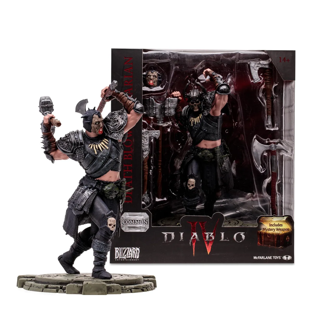 McFarlane Toys McFarlane Toys Diablo IV Death Blow Barbarian Common 1:12 Figure — product photo