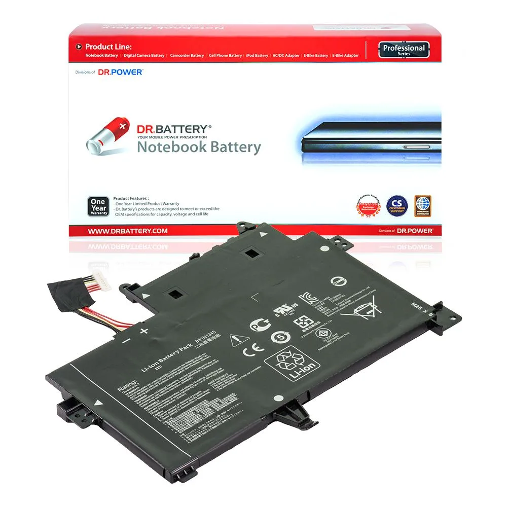 Dr. Battery Dr. Battery B31N1345 laptop battery 11.4V 39Wh for Asus Transformer Book Flip TP500LA TP500L TP500LN — product photo