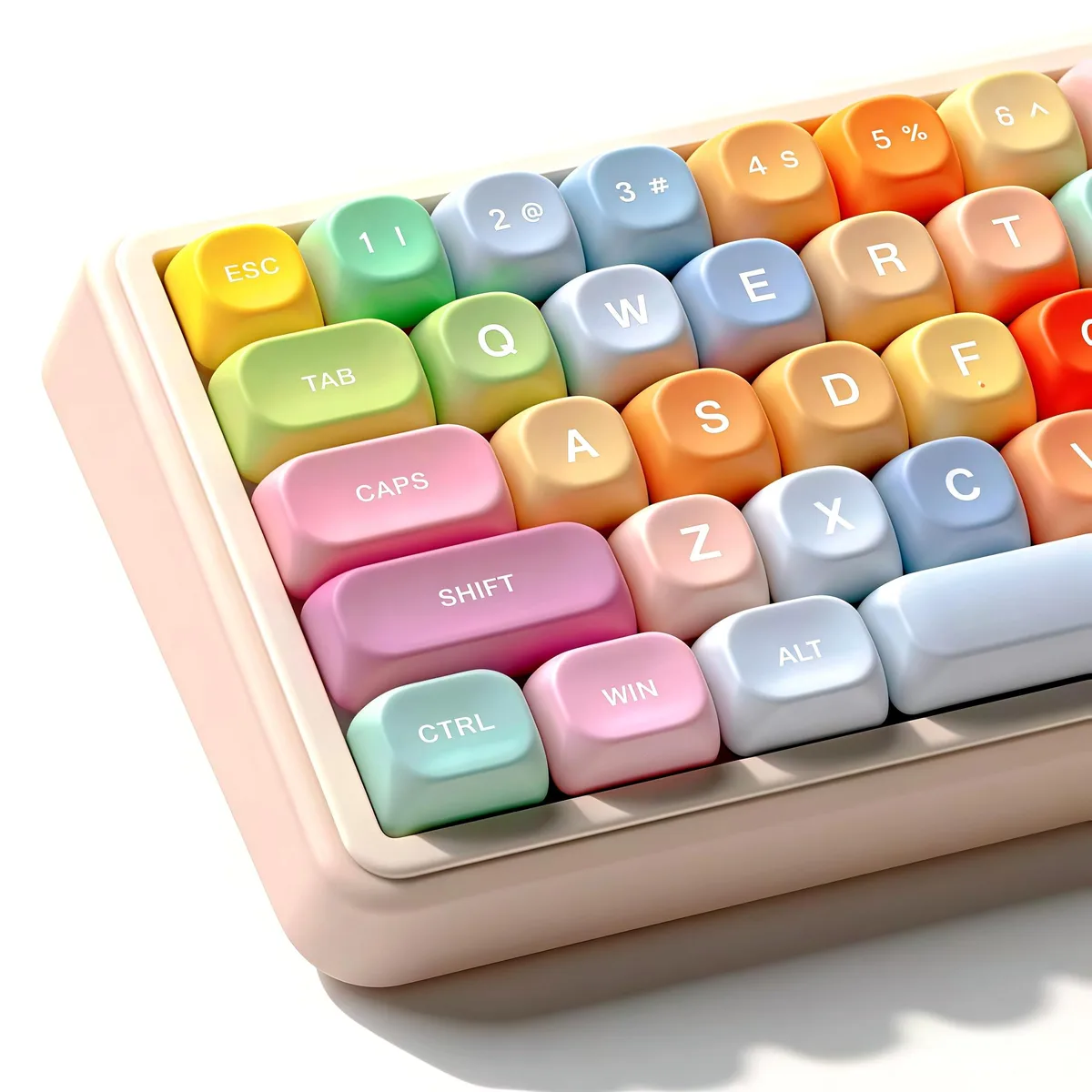 Womier Womier Cute Candy PBT Keycaps Gummy Bear MOA 132-Key Set — product photo