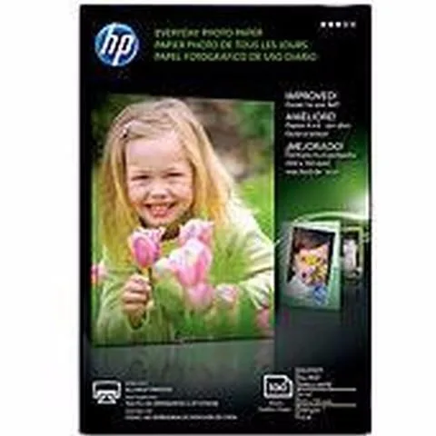 Sealed pack of 100 glossy 4x6 photo paper sheets