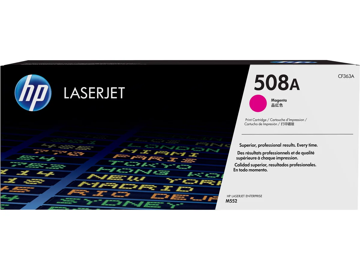 HP HP CF363A 508A Magenta Toner Cartridge 5000 Pages — product photo