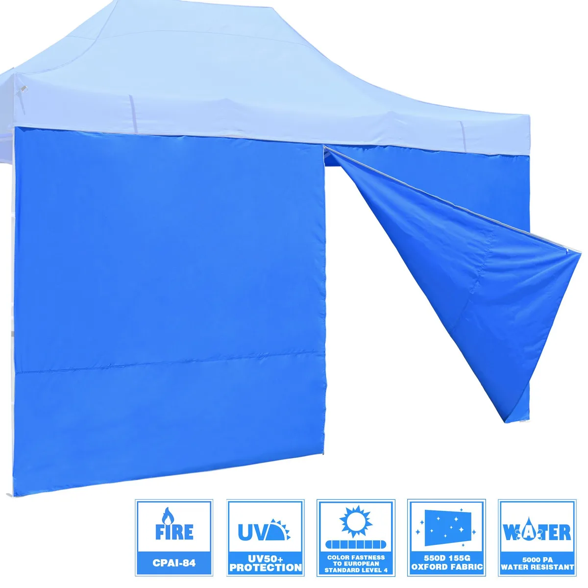 Yescom USA, Inc. Yescom USA, Inc. InstaHibit 15x7 ft Side Wall for 10x15 ft Canopy UV50+ Zipper — product photo