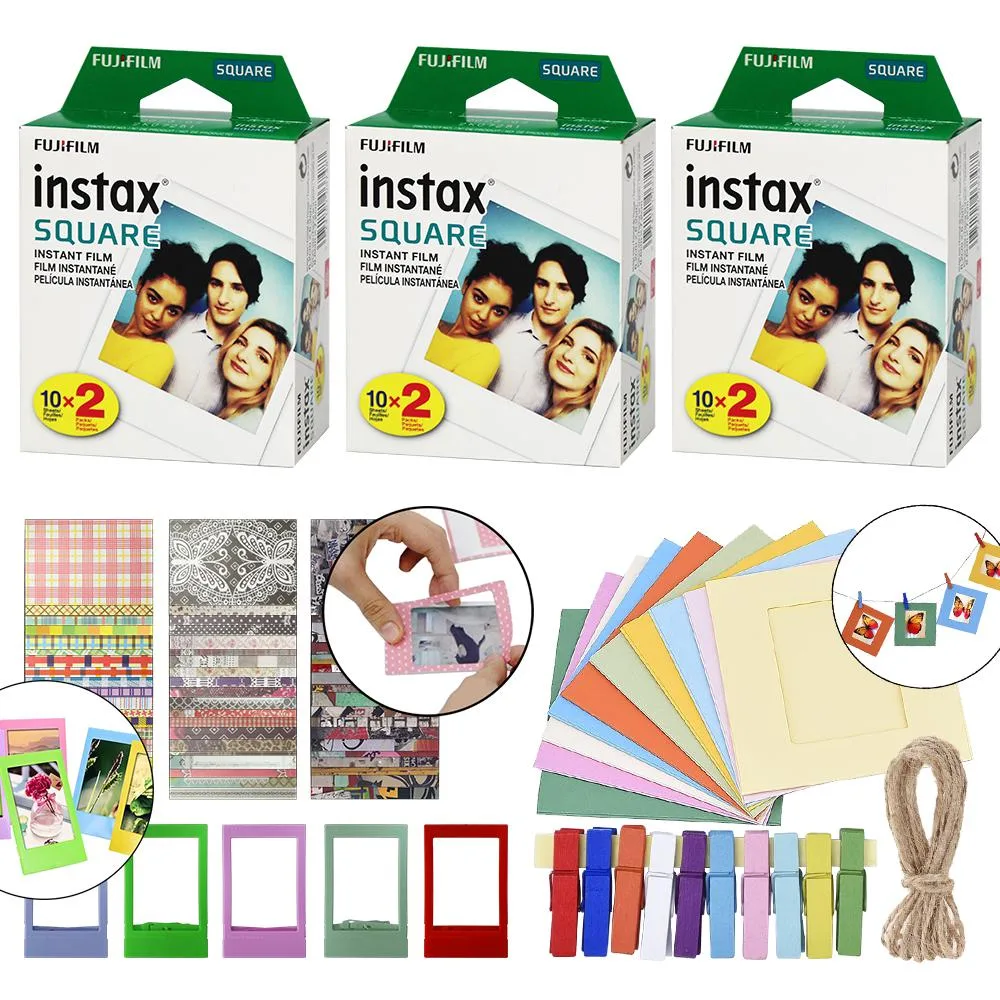 FUJIFILM FUJIFILM INSTAX SQUARE Instant Film Twin Pack 20 Exposures — product photo