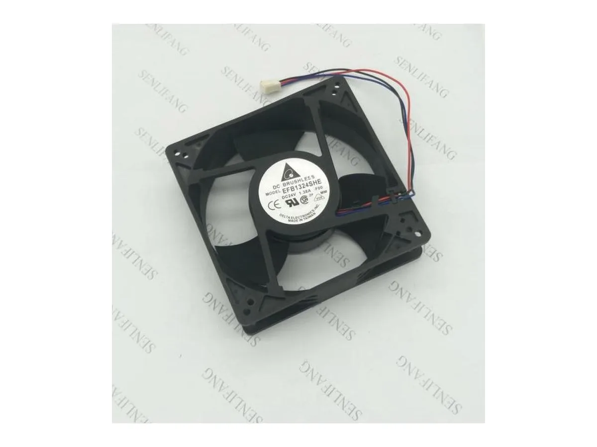 Fans Fans EFB1324SHE 4C58 24V 1.38A 3-wire 127x127x38mm case fan — product photo
