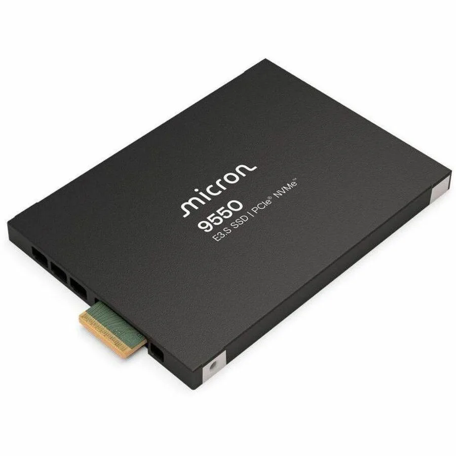 Micron Micron 9550 MAX 25.6TB E3.S 7.5mm enterprise SSD — product photo