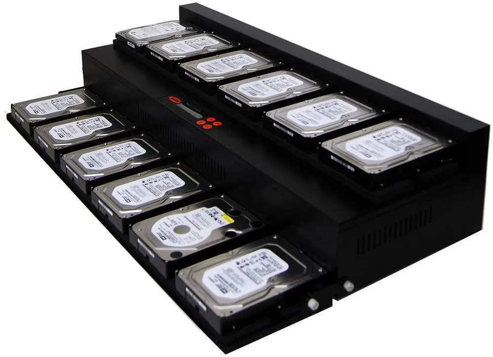 Systor Systor 1:11 Flatbed SATA Duplicator & Sanitizer 11 Target 300MB/s — product photo