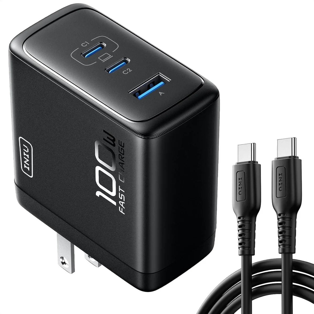 Choseal Choseal 100W GaN Wall Charger 3-Port PD PPS Foldable — product photo