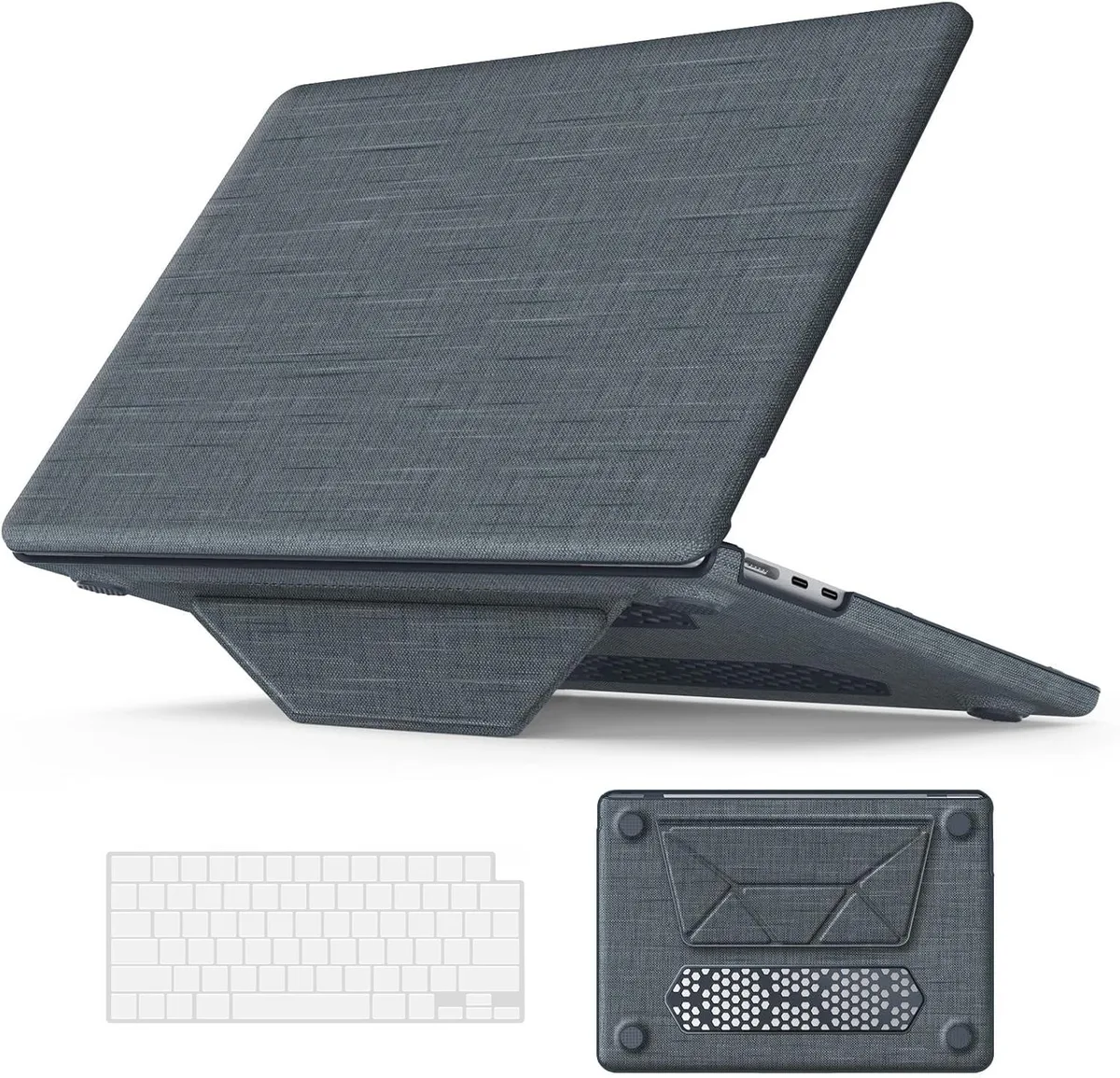 Werleo Werleo MacBook Air 13.6 inch Case Grey A3240 A3113 A2681 2022-2025 — product photo