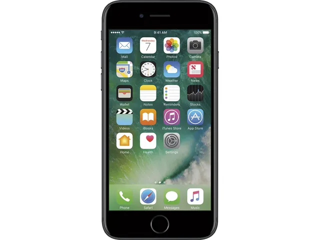 Apple Apple IPH7 32G BLK D2 iPhone 7 32GB Black cell phones - unlocked — product photo