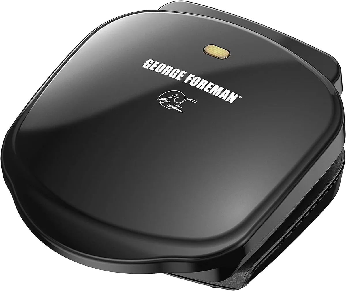  George Foreman GR10B 2-Serving Electric Grill &amp; Panini Press — product photo