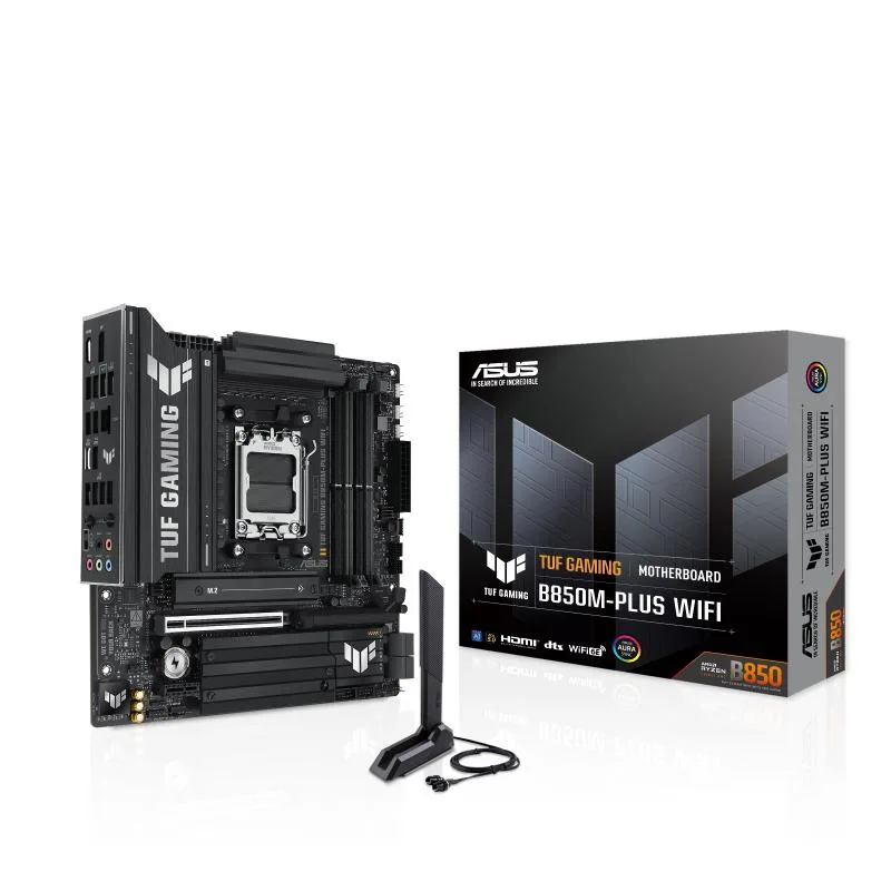 ASUS ASUS TUF Gaming B850M-PLUS WiFi AMD AM5 B850 mATX Motherboard — product photo