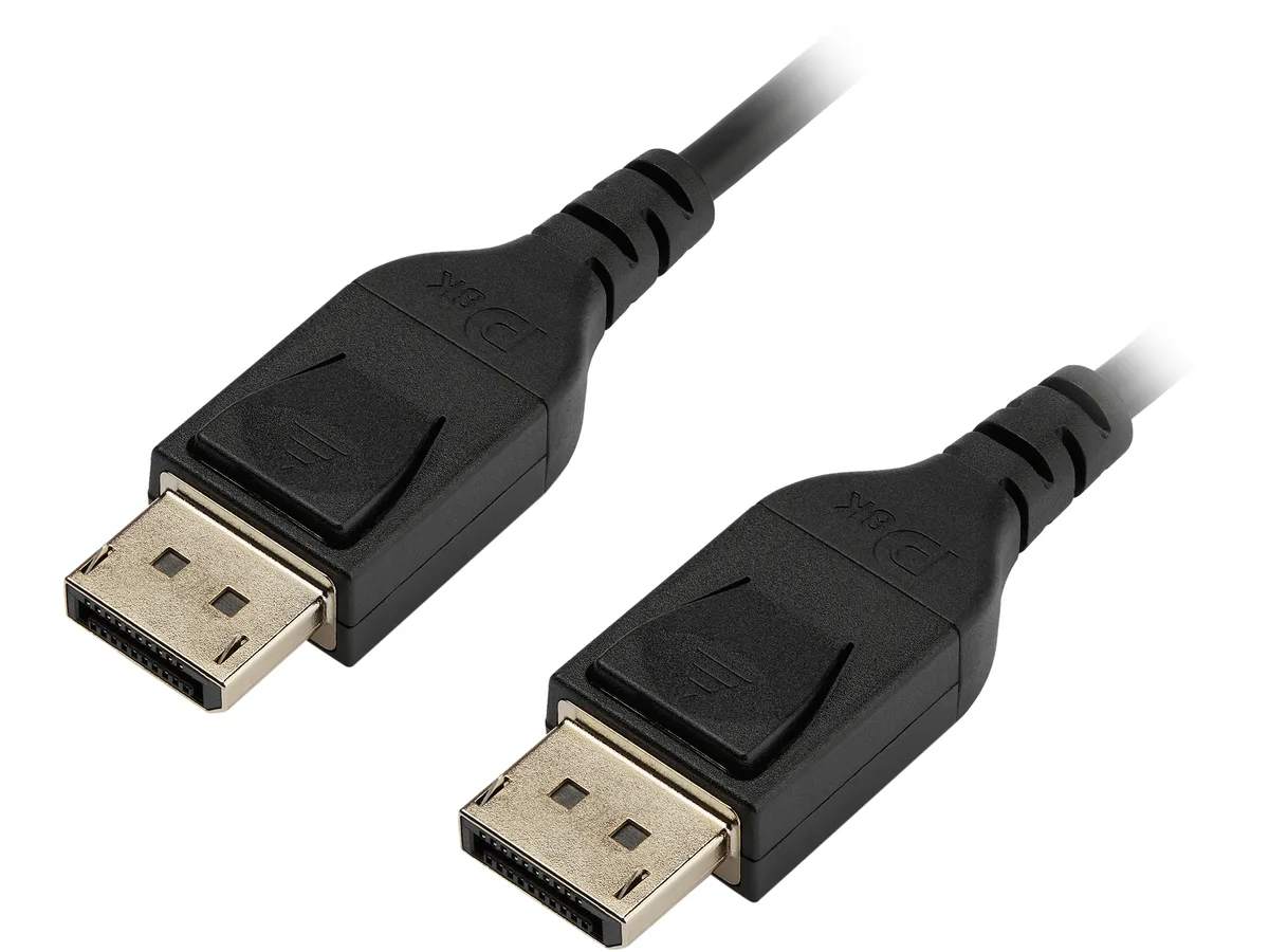 STARTECH STARTECH DP14MM1M 1m DisplayPort 1.4 cable 8K 60Hz HDR HBR3 32.4Gbps 34 AWG male-male — product photo