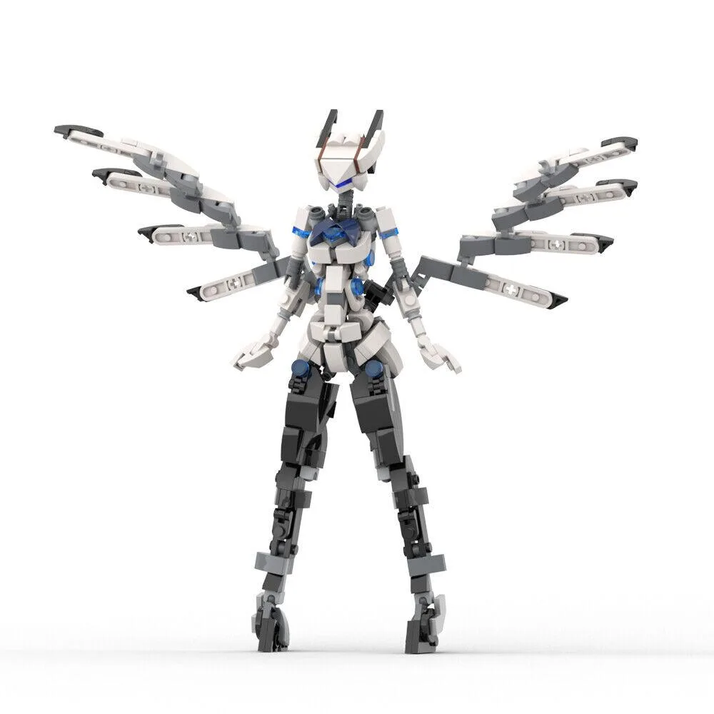 ZITIANYOUBUILD ZITIANYOUBUILD 305 Girl Mobile Suit Female Robot Mech Suit MOC 305 Pieces Educational Building Set — product photo