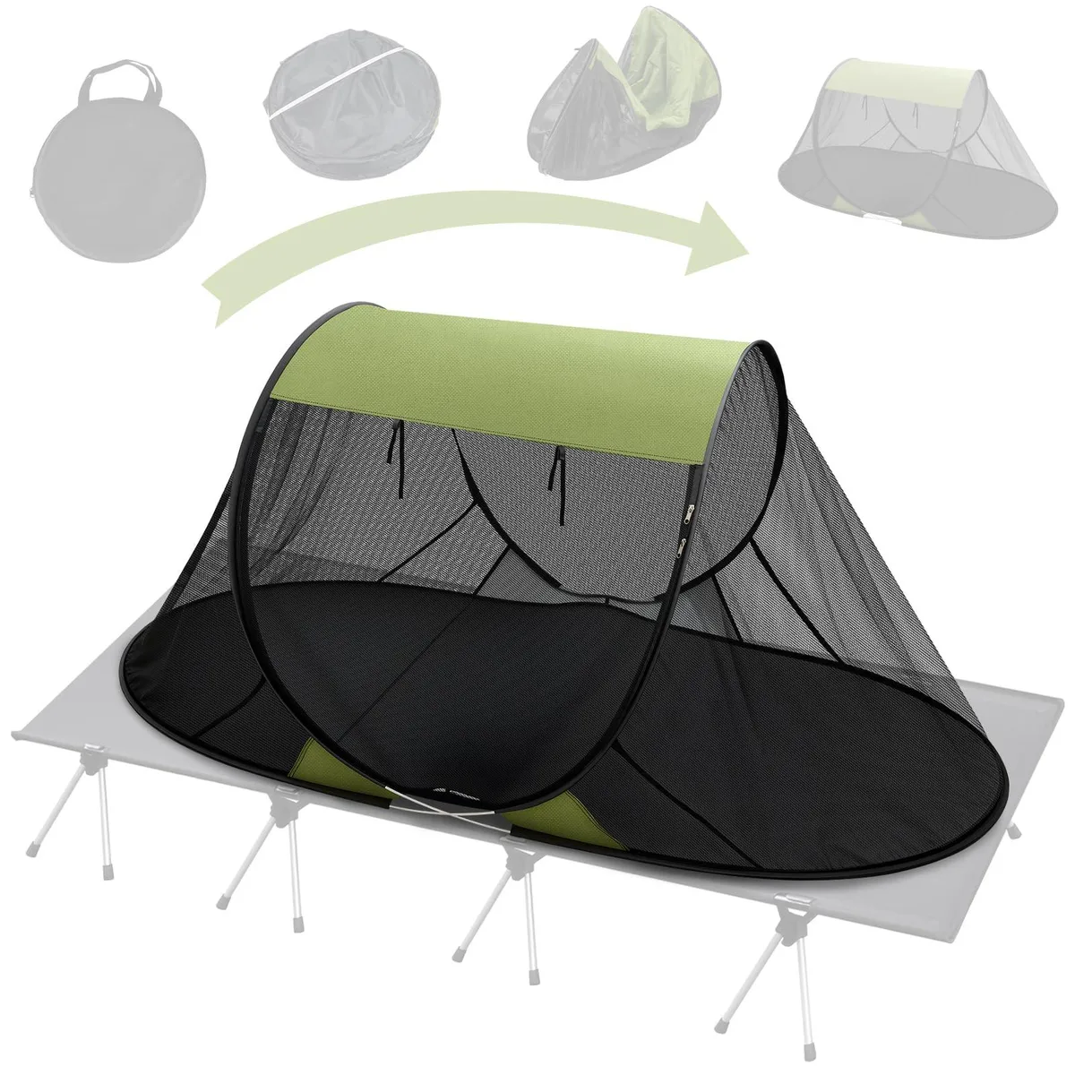 Pop-Up Mosquito Net Tent 1 Person 86 x 35.8 x 40.9in — product photo