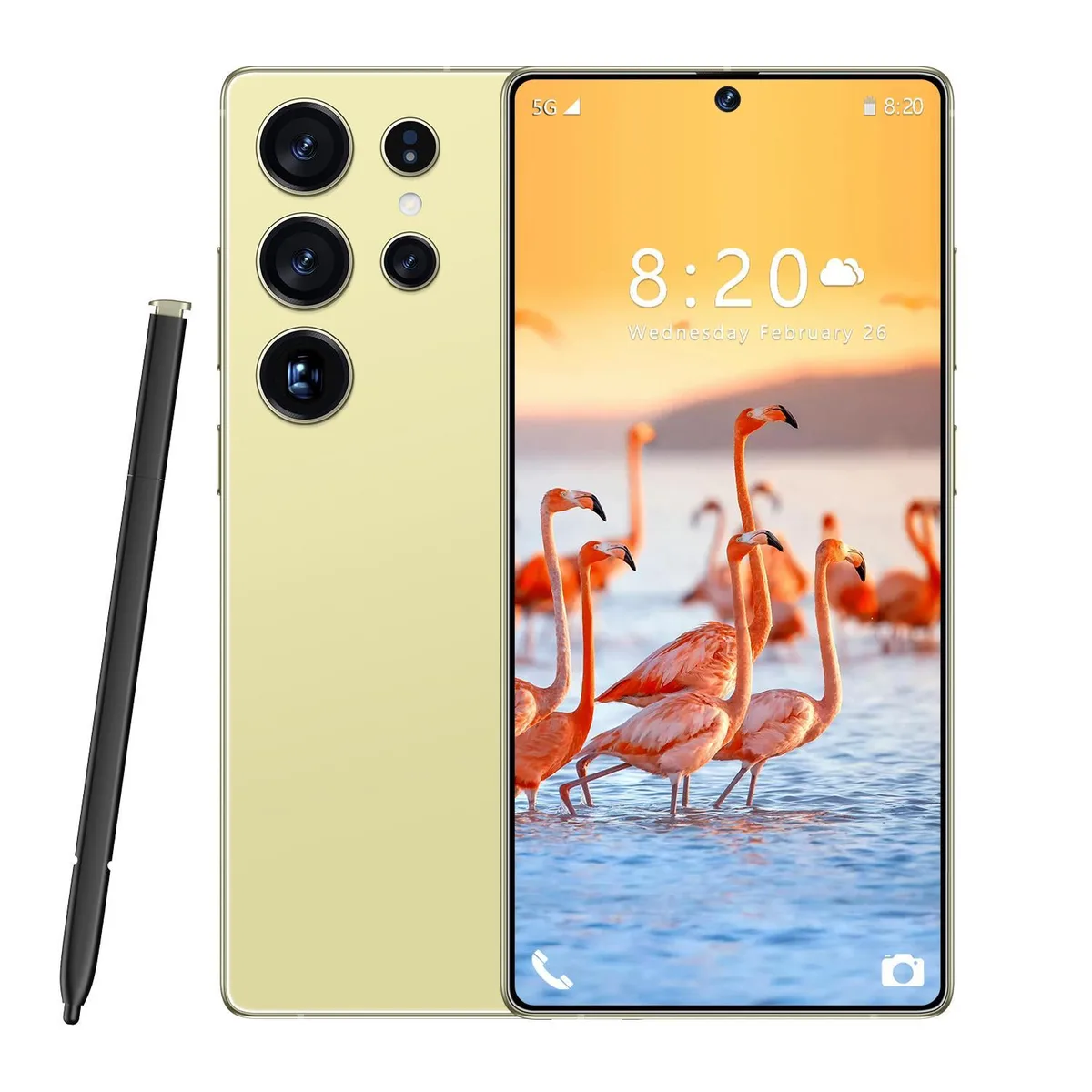 GAMAKOO GAMAKOO Number.G25 6GB 128GB 6.8in Android 15 5G S Pen Yellow cell phones - unlocked — product photo