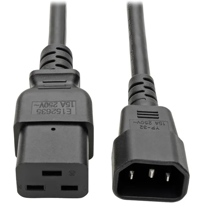 Tripp Lite Tripp Lite P047-002 C19 to C14 Power Cord 14 AWG 2 ft — product photo