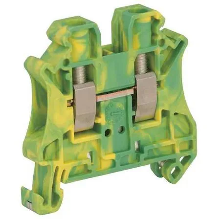 Schneider Electric Schneider Electric NSYTRV62PE Grounding Terminal Block 1 Pole 8 AWG Screw — product photo