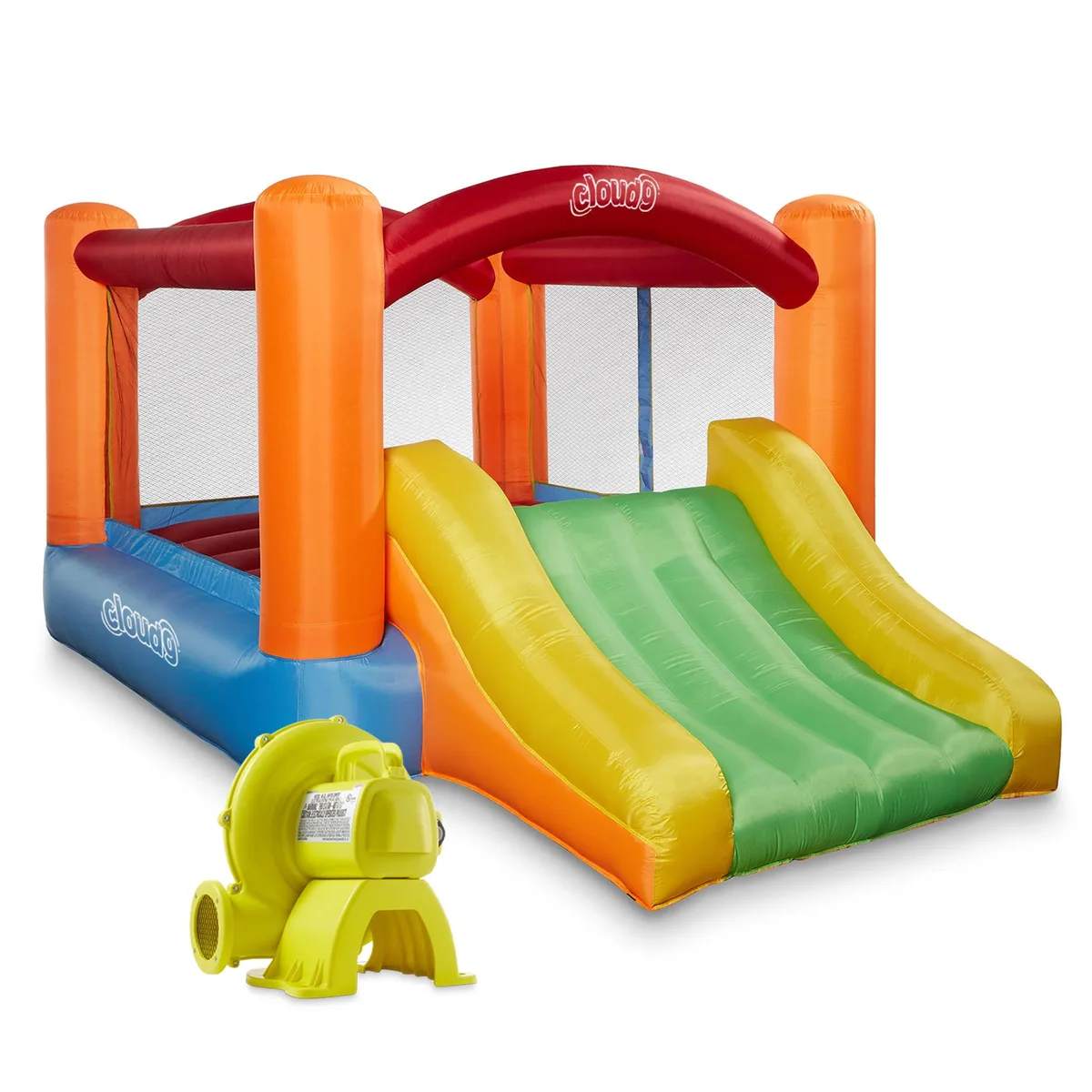 Cloud Nine Cloud Nine Bounce House With Slide 450W Blower 300lb Capacity — product photo