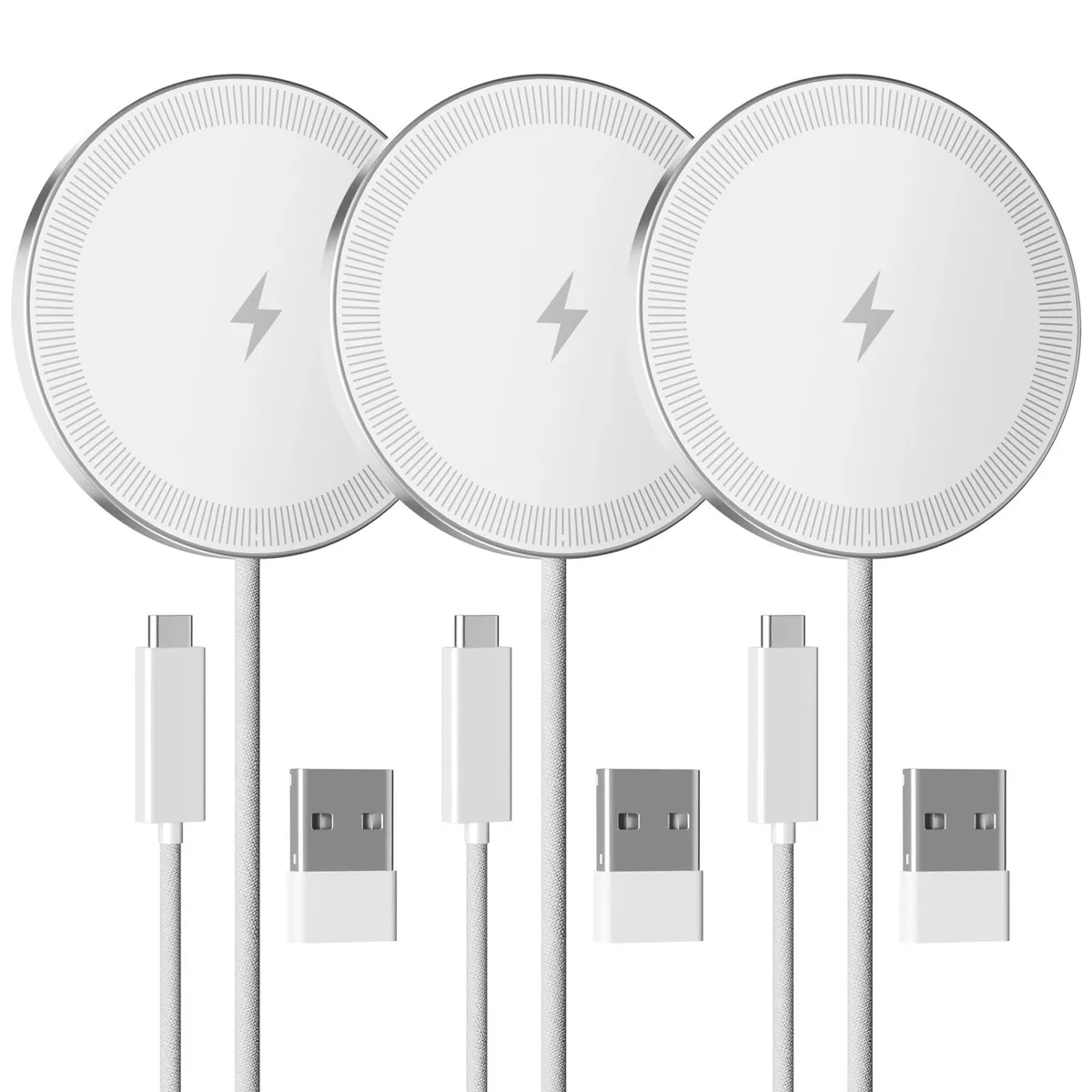 No Sew No Sew 15W Wireless Charger 3-Pack Magnetic Fast Charging Pad — product photo