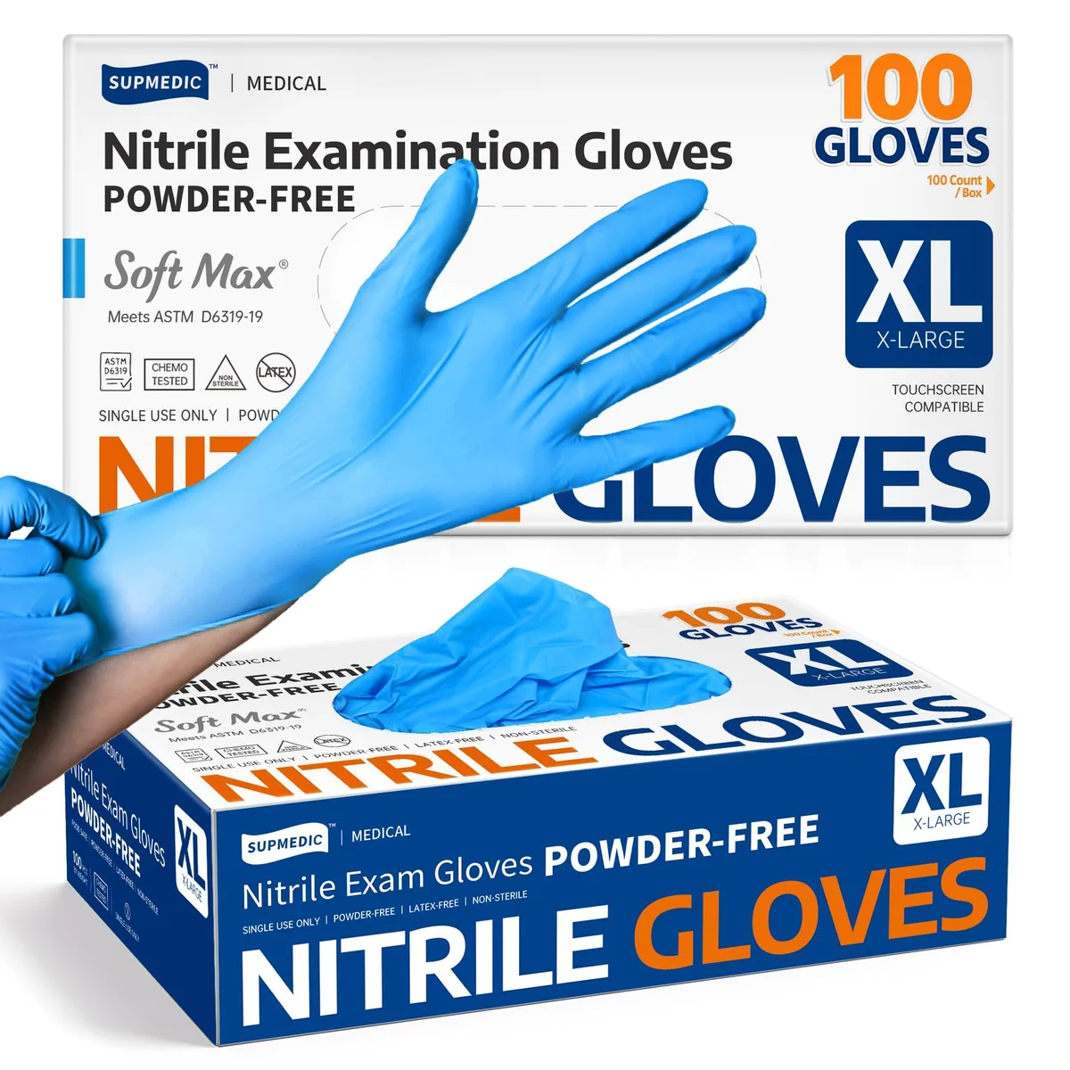 Vibe SKF 1305 Nitrile Exam Gloves 3.5 mil 100 pcs — product photo