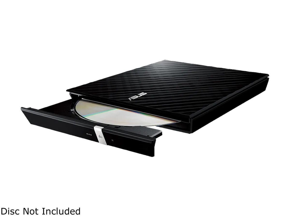 ASUS ASUS SDRW-08D2S-U/BLK/G/A external CD DVD writer — product photo
