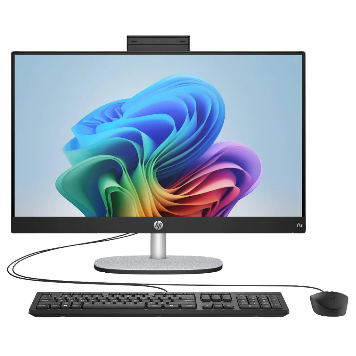HP HP 27-CT2000M 27" FHD Touchscreen Ryzen AI 7 350 16GB DDR5 1TB NVMe Windows 11 Home All-in-One PC Black — product photo