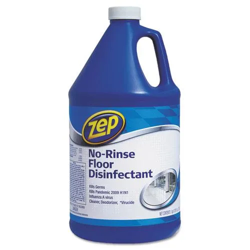 Zep Zep ZUNRS128 No-Rinse Floor Disinfectant Cleaning 128 oz — product photo