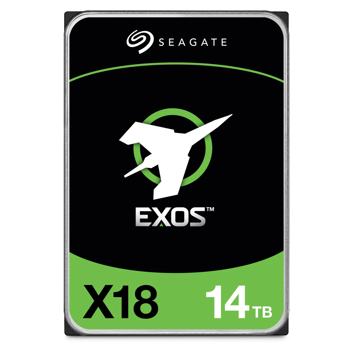 Seagate Seagate Exos X18 ST14000NM000J 14TB 7200 RPM 256MB SATA 6.0Gb/s 3.5" internal hard drive — product photo