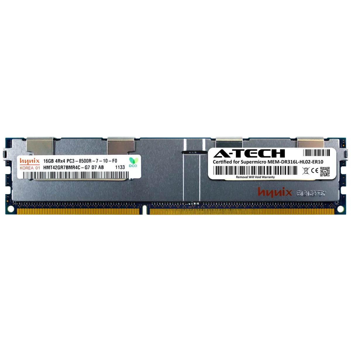 A-Tech A-Tech 16GB DDR3 1066 4Rx4 ECC RDIMM 240-Pin Server Memory — product photo