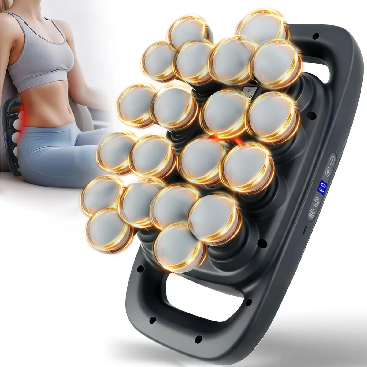  grnpeak 20 Head Massage Gun 3 Modes 30 Levels — product photo