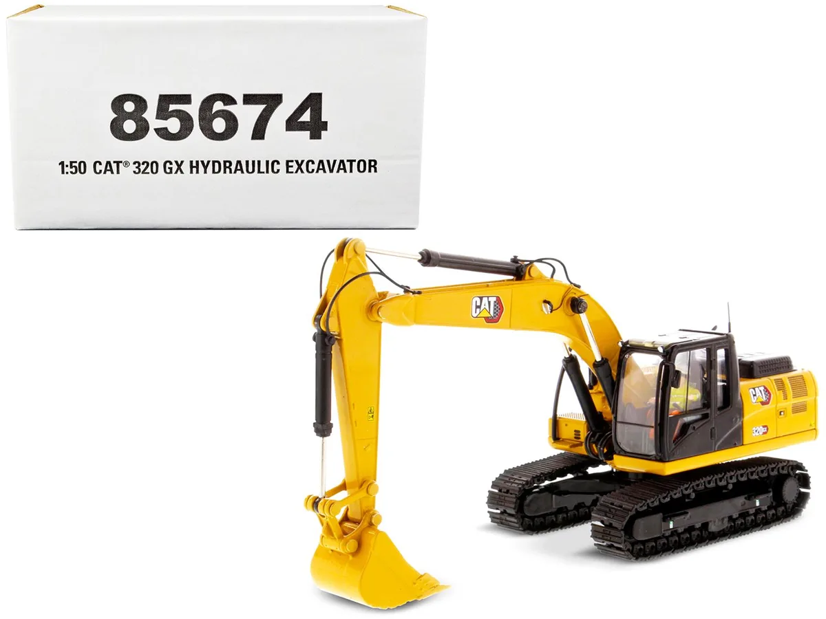 DieCast Masters DieCast Masters CAT 320 GX Excavator High Line 1/50 hobby collectible — product photo