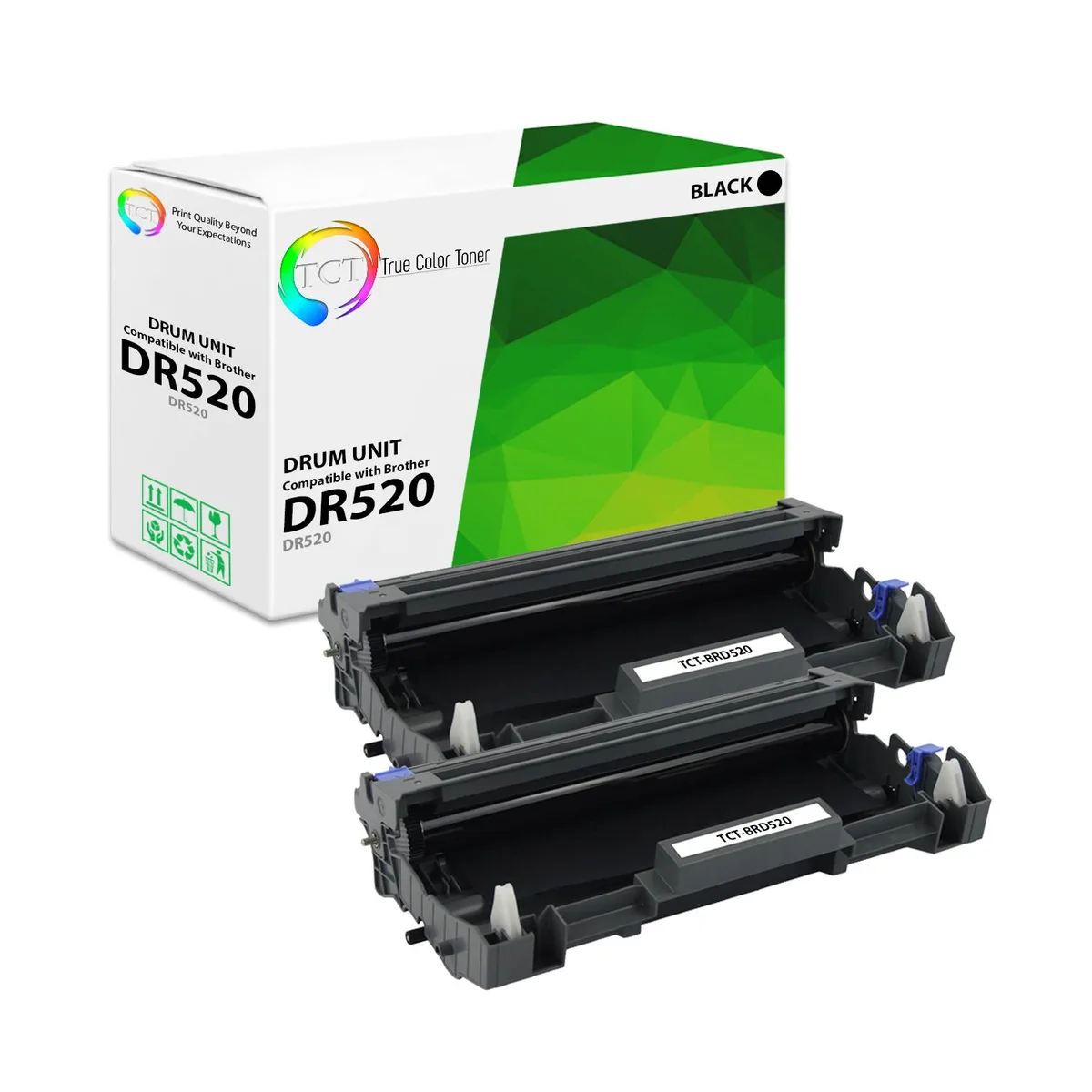 TCT TCT DR-520 Drum Unit 2 Pack Black 25000 Pages — product photo
