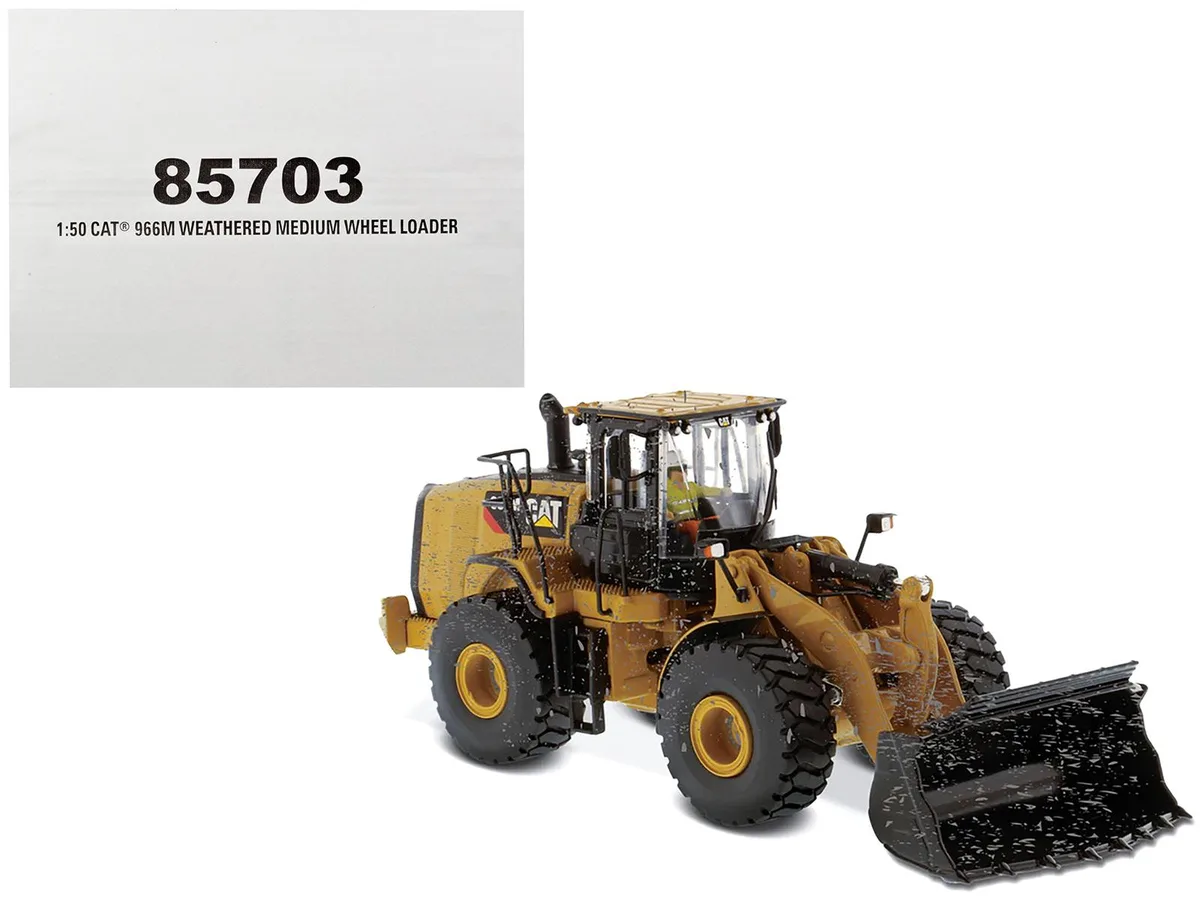 DieCast Masters DieCast Masters CAT 966M Wheel Loader 1/50 Weathered Dirty Version — product photo