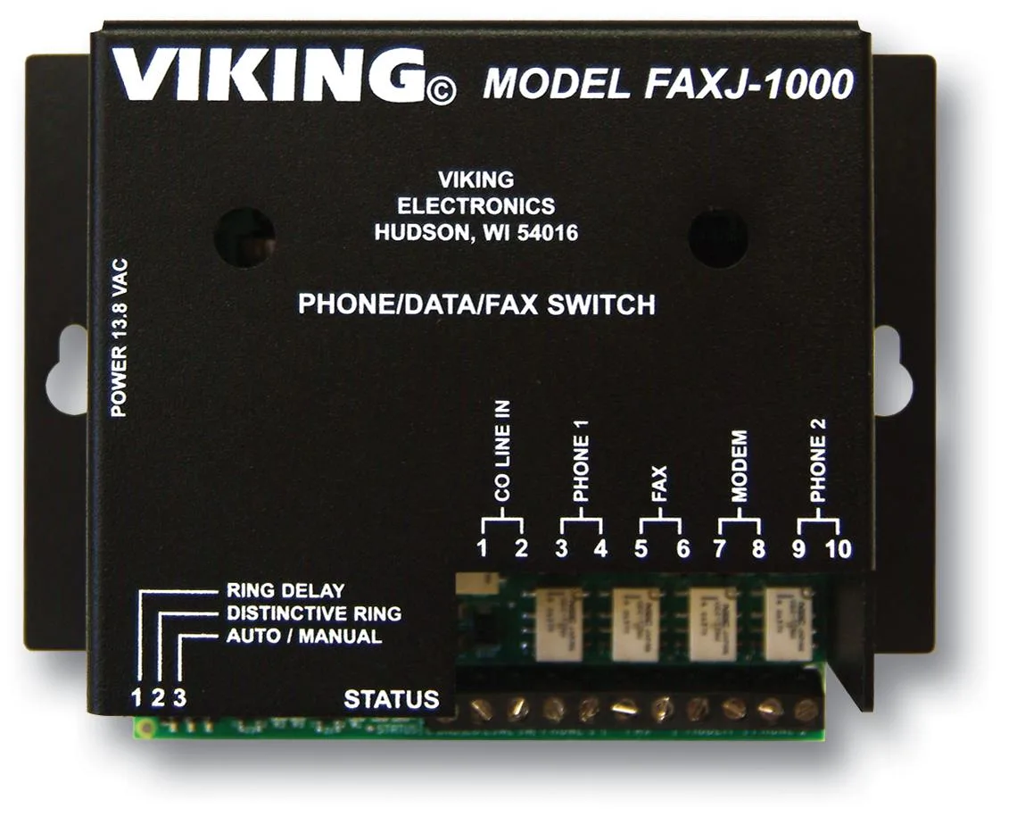 Viking Electronics Viking Electronics FAXJ-1000 Phone/Fax Switch — product photo